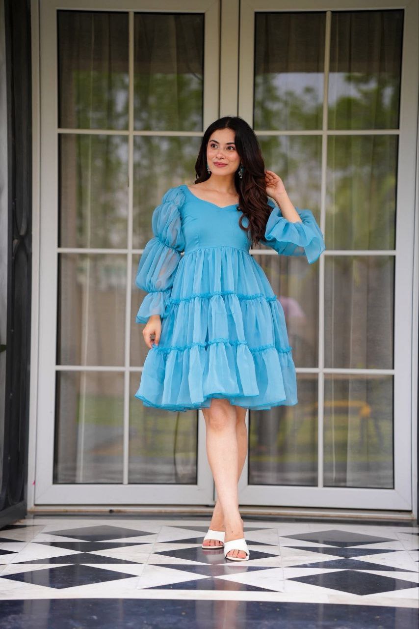 Blue Bell Mini Dress