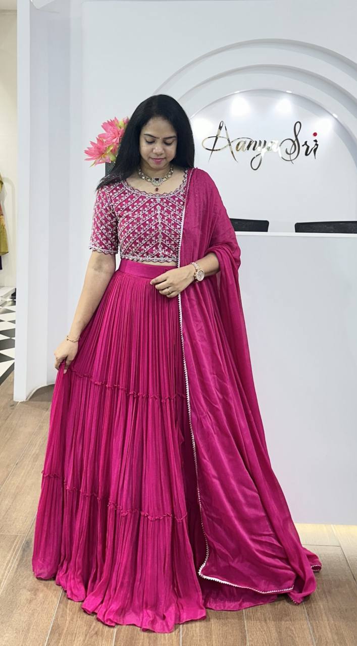 SHREE-PINK LEHENGA