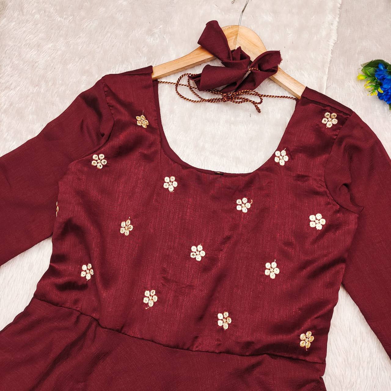 VICHITRA MARRON - Vedhika Fashion