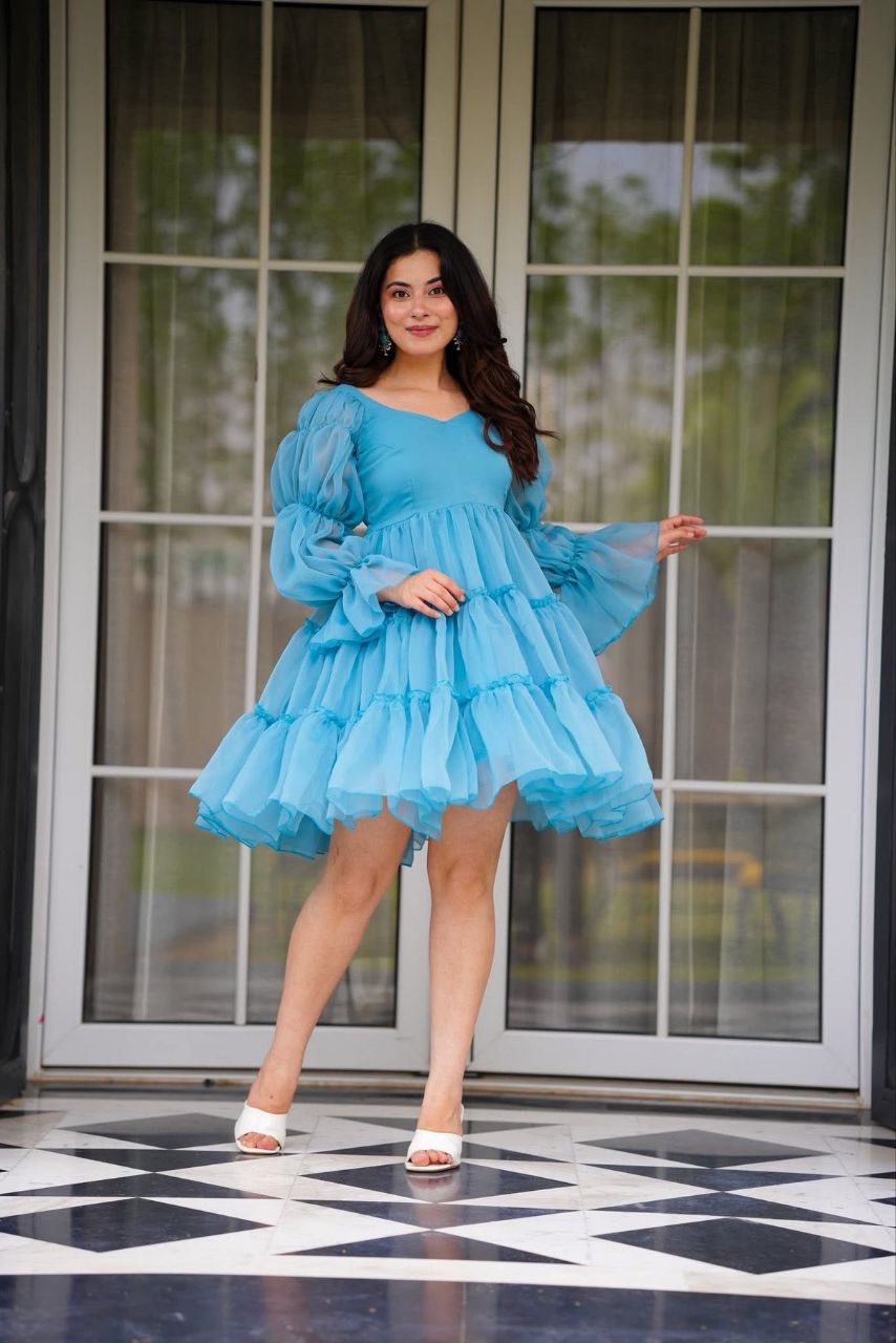 Blue Bell Mini Dress