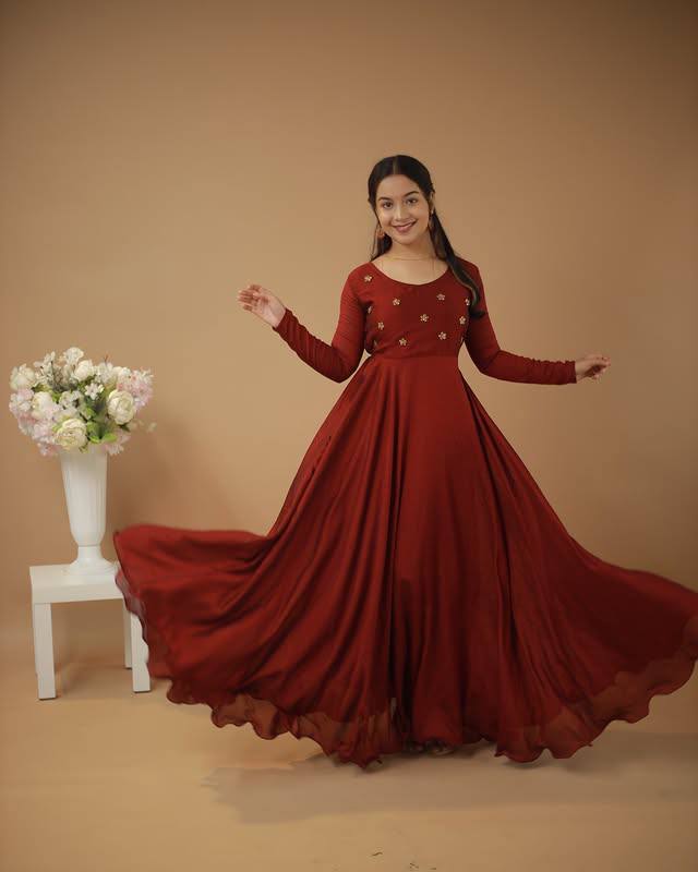 VICHITRA MARRON - Vedhika Fashion