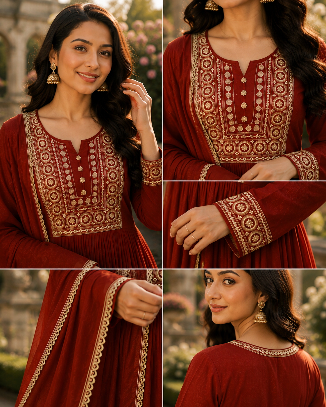MEHRAB BROWN SUIT SETS