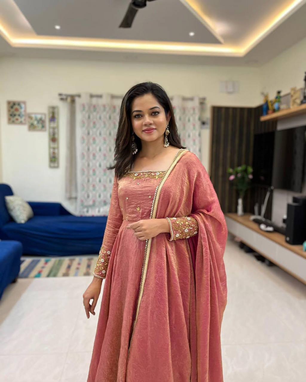 ANITHA ANARKALI SUIT - Vedhika Fashion