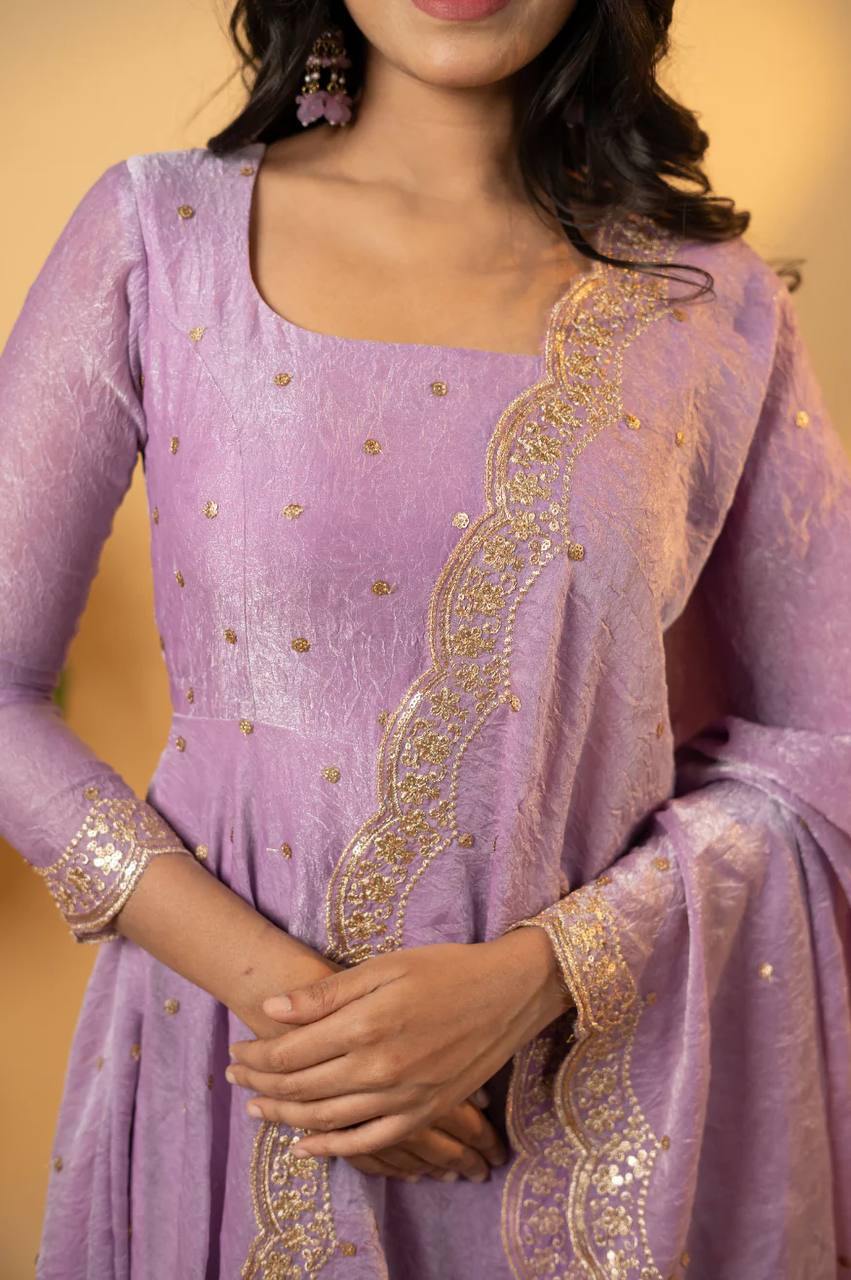 TRISHA LAVENDER - Vedhika Fashion
