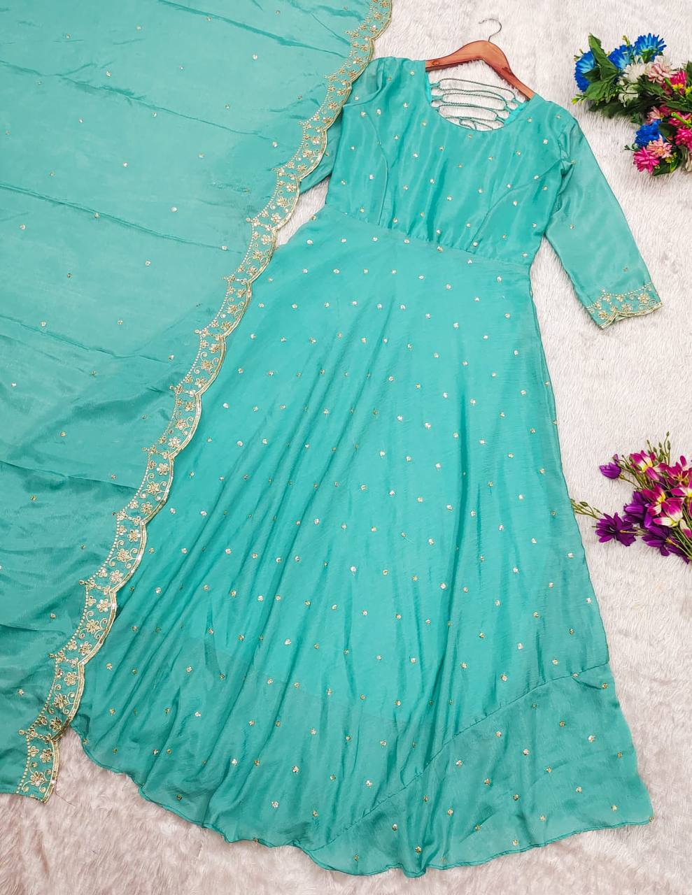 TRISHA BLUE - Vedhika Fashion