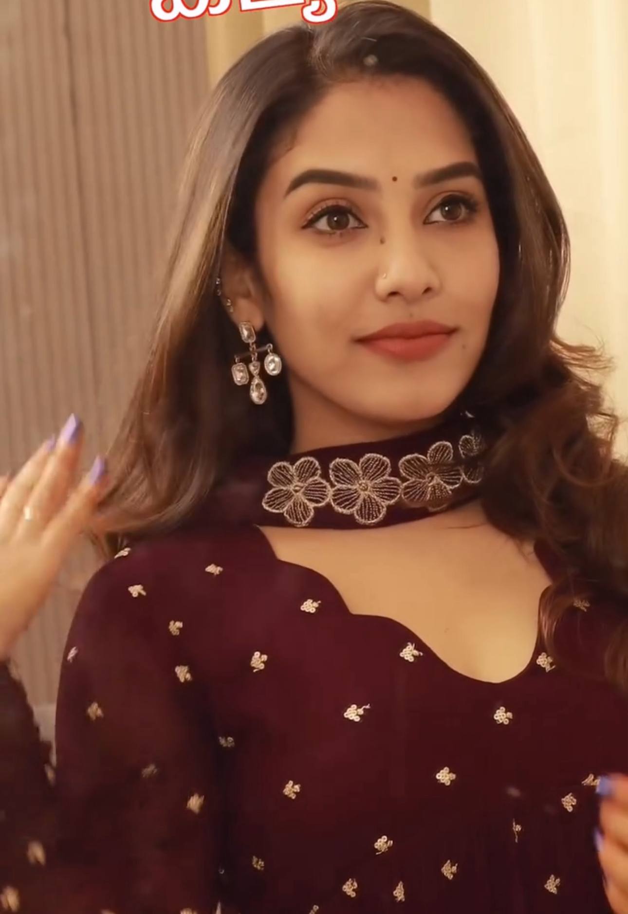 NOOR WINE SUIT