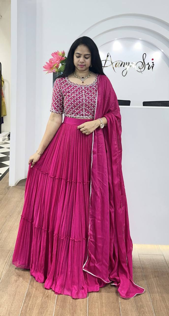 SHREE-PINK LEHENGA