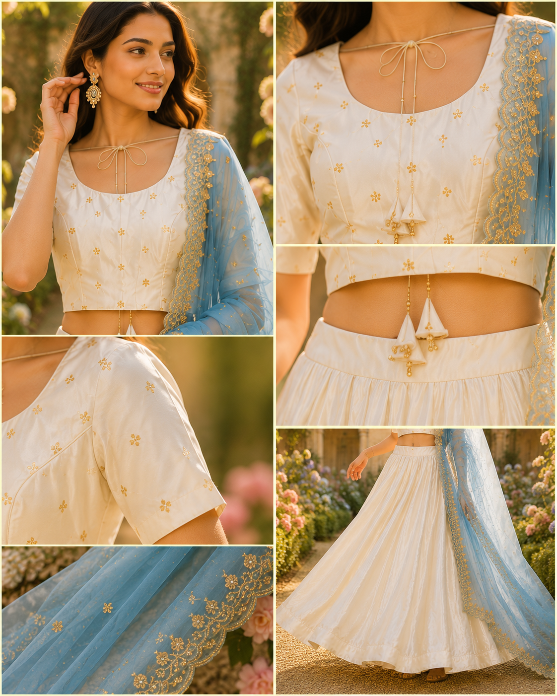 Mythili Blue lehenga