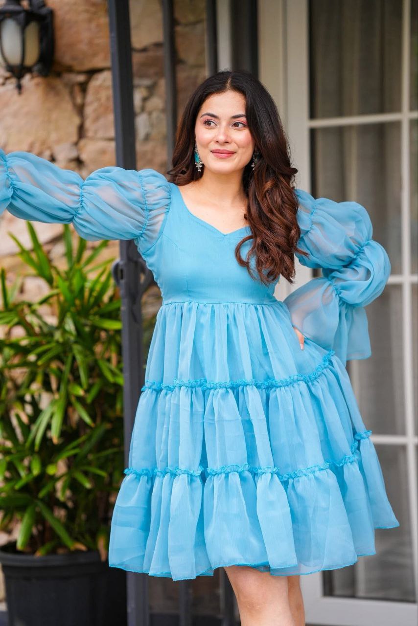 Blue Bell Mini Dress