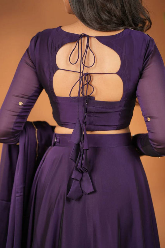 Violet Muse Lehenga