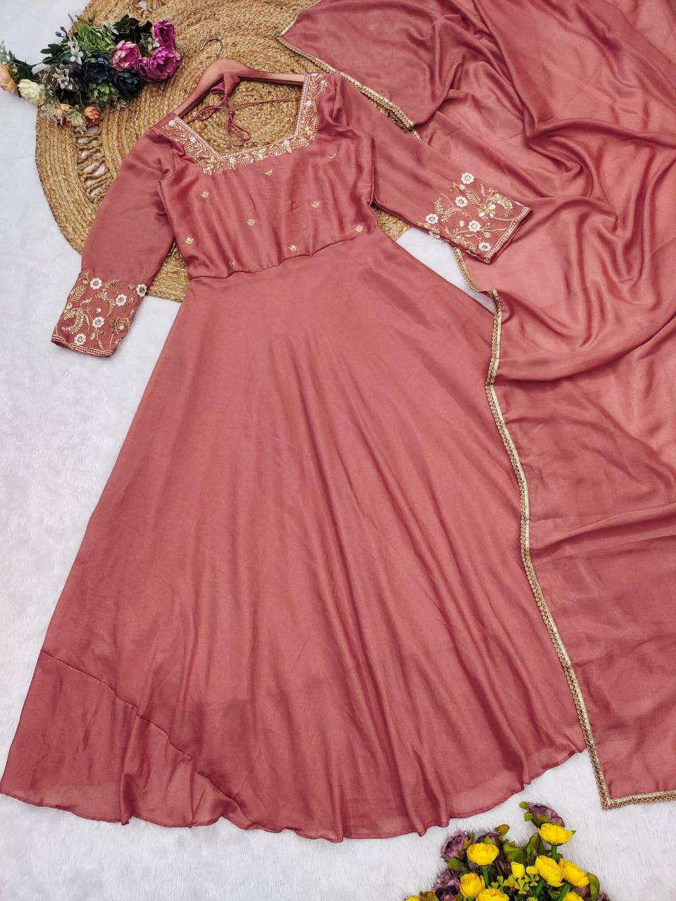 ANITHA ANARKALI SUIT - Vedhika Fashion