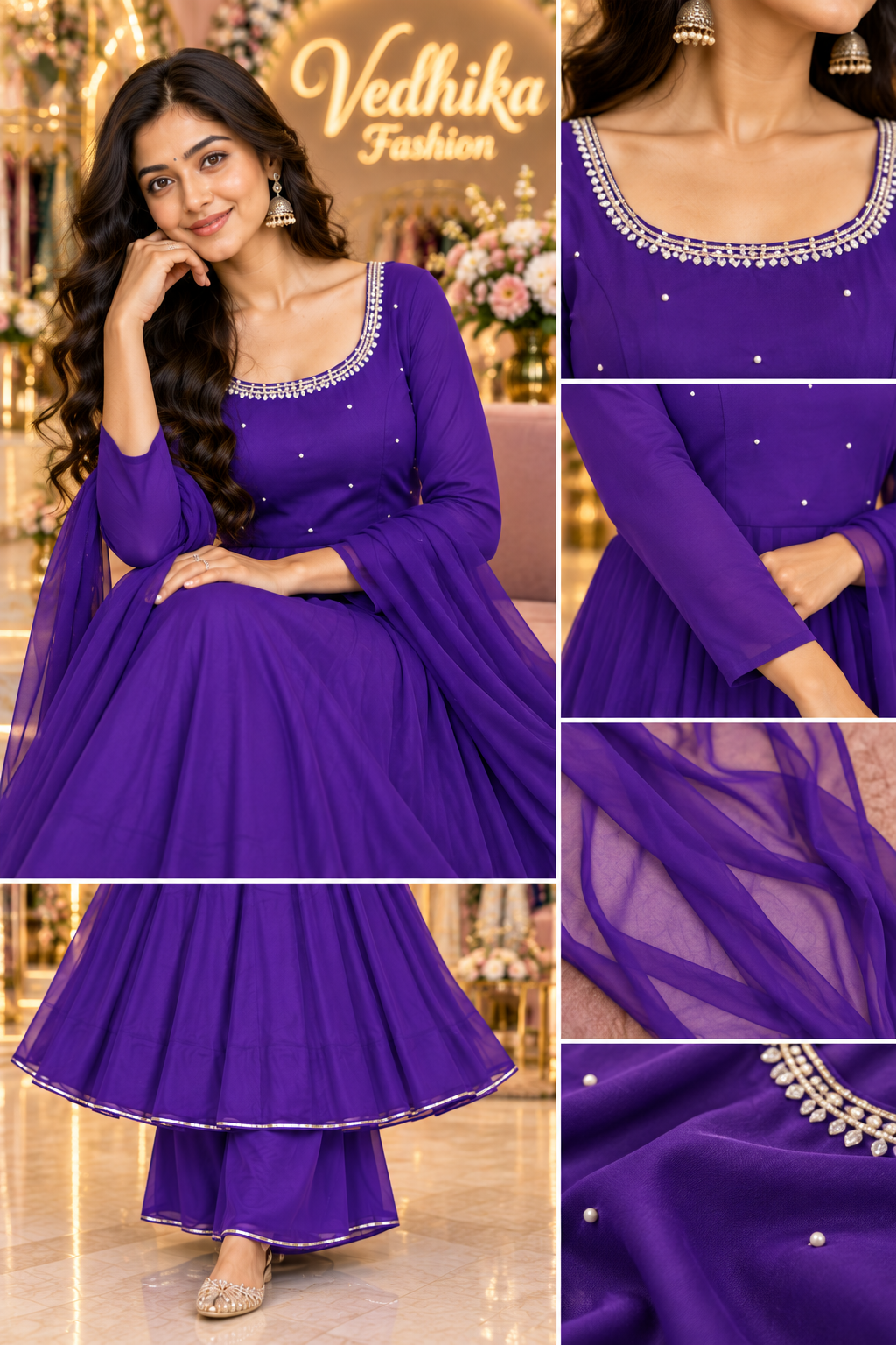 ROYAL PURPLE SUIT SET 💜
