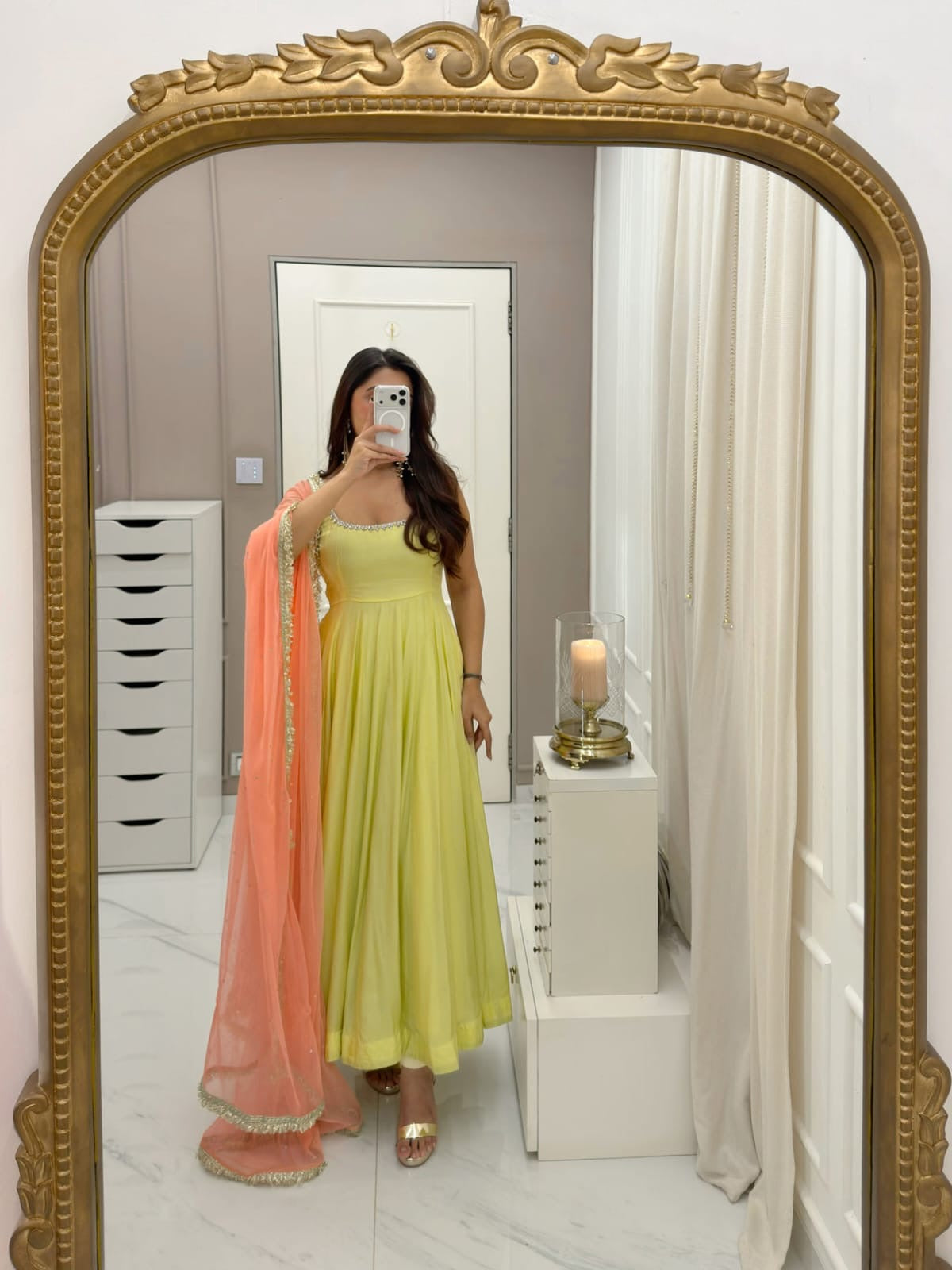 Mani Anarkali Suit Set