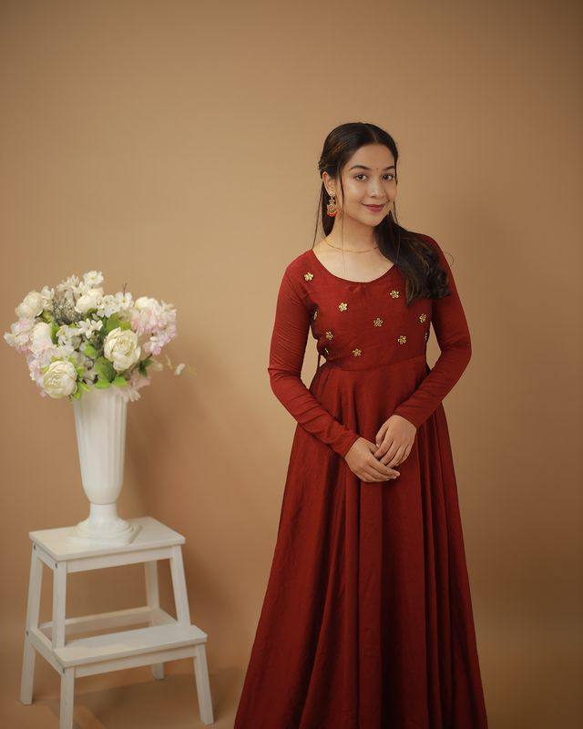 VICHITRA MARRON - Vedhika Fashion