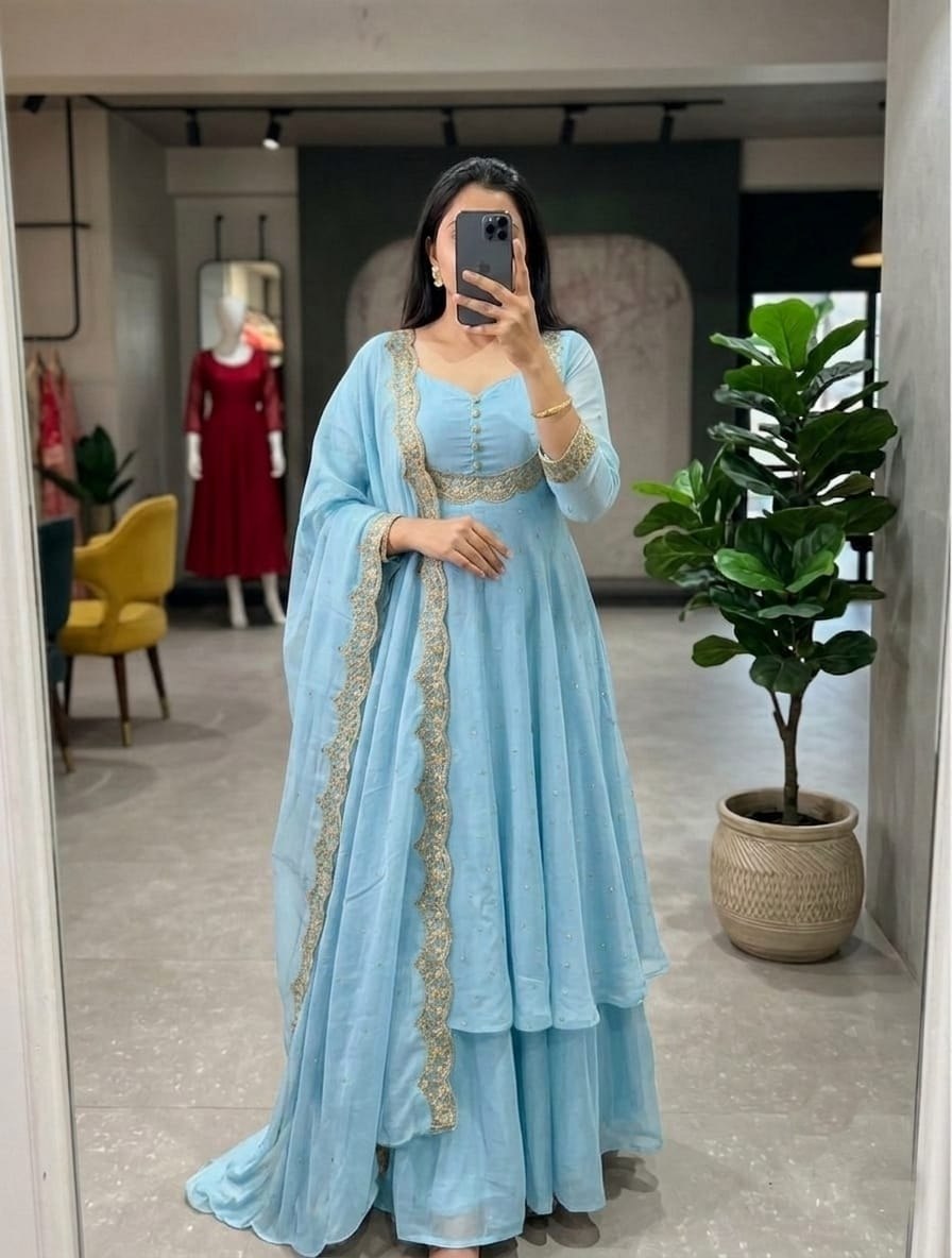 VEDHIKA P.BLUE SUIT