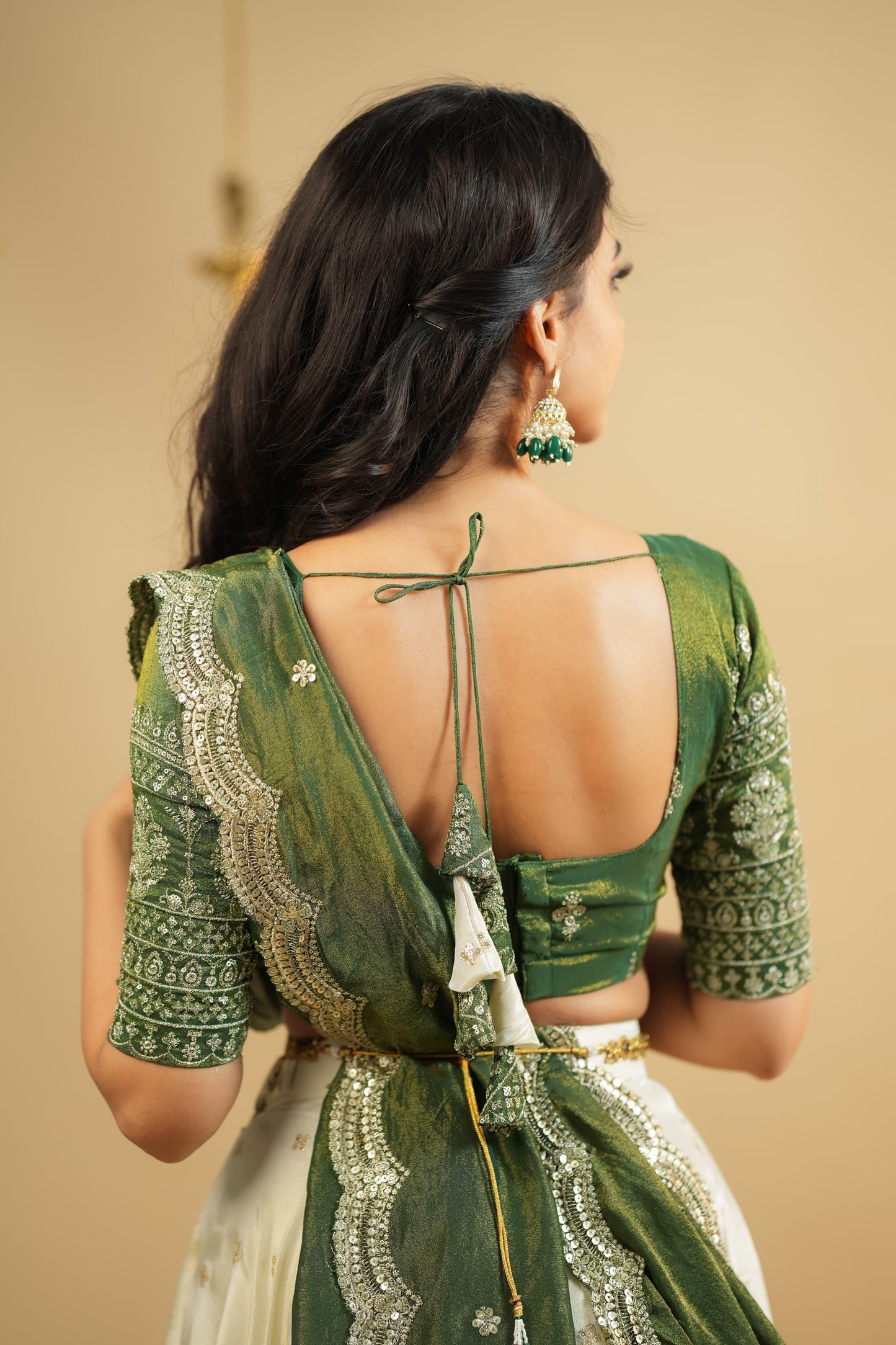 Green Pearl Lehenga