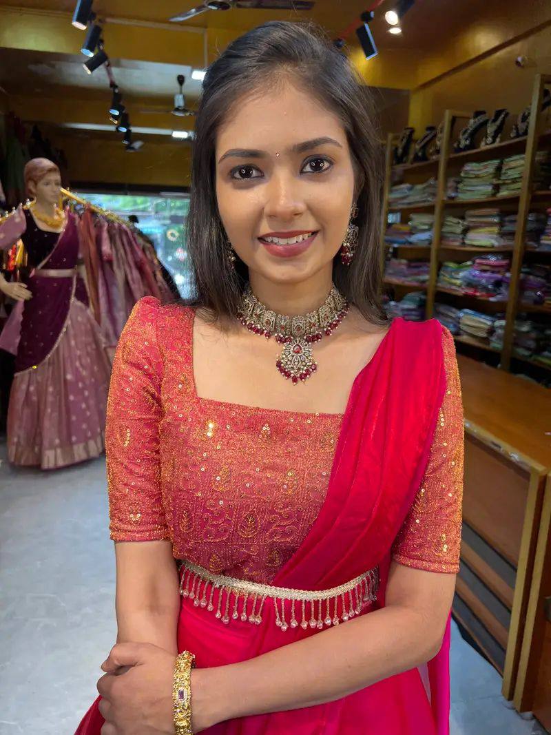 Red Kumkum lehenga