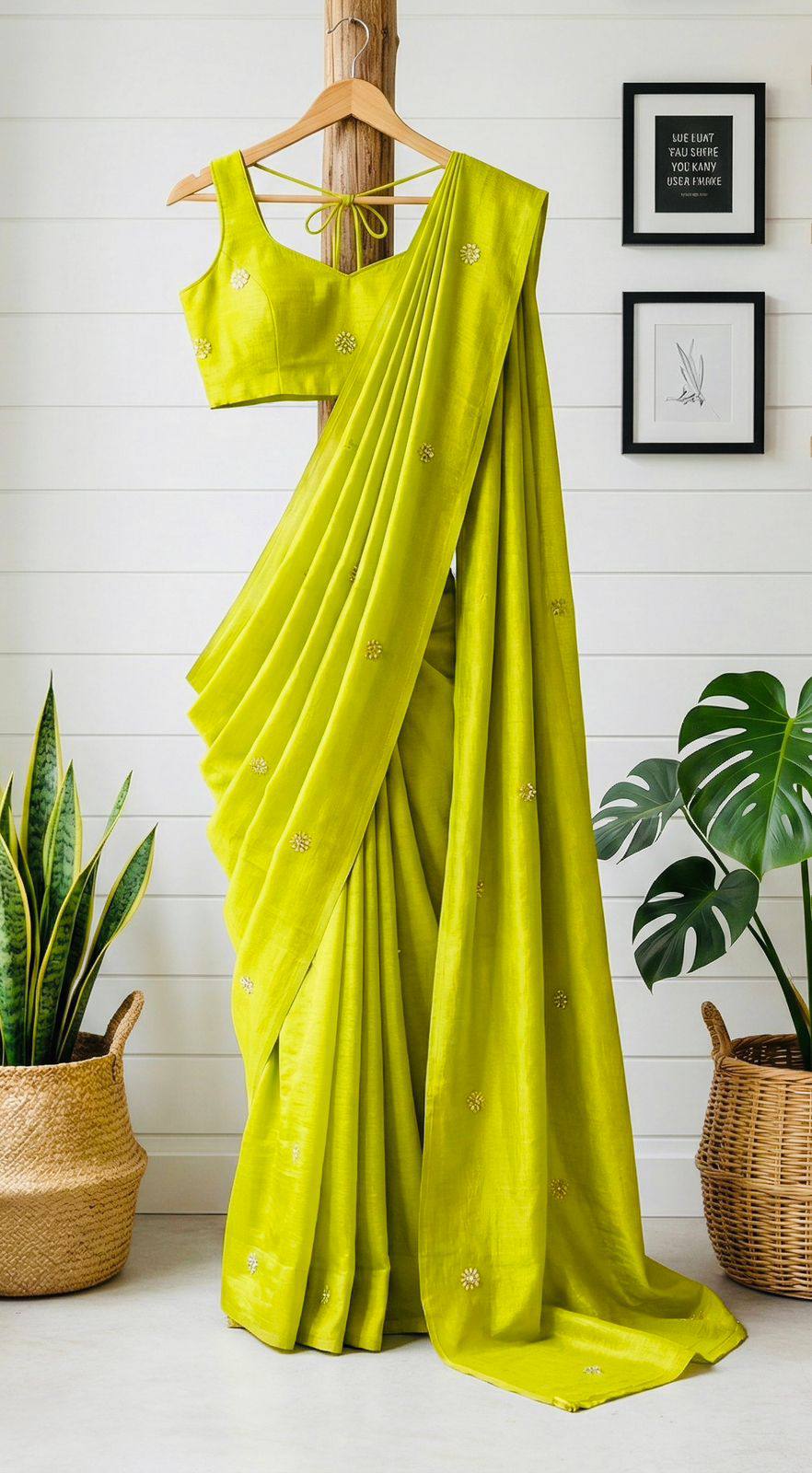 Prakriti Lime Saree