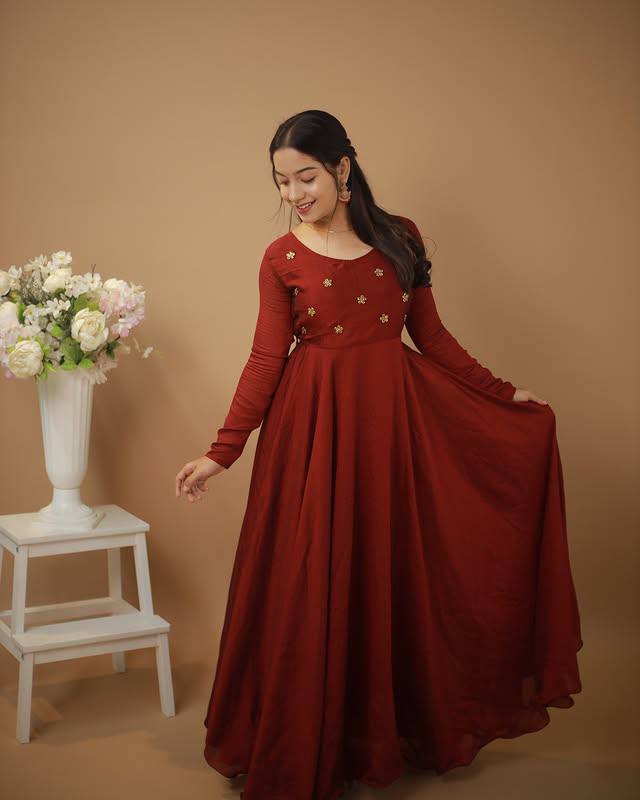 VICHITRA MARRON - Vedhika Fashion