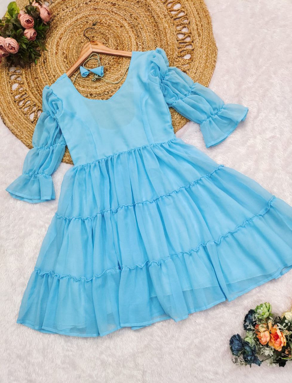 Blue Bell Mini Dress