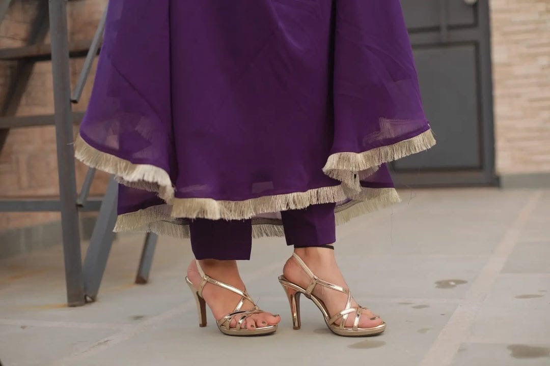 Eira Purple Anarkali