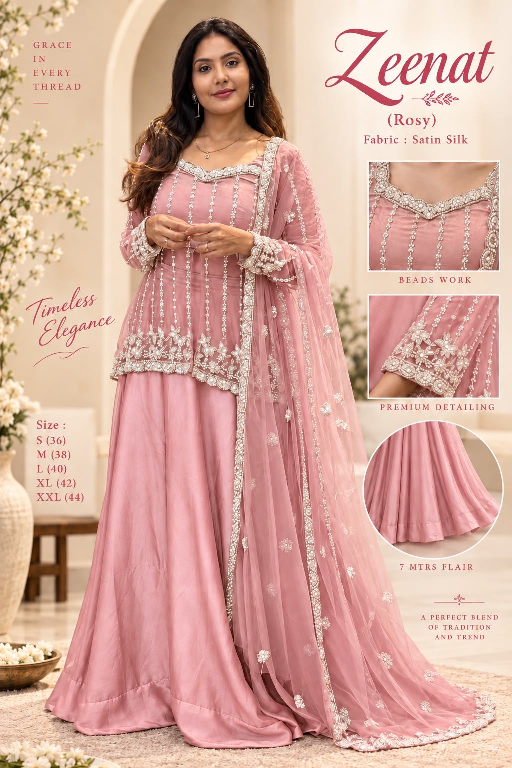 Zeenat Rosy Lehenga