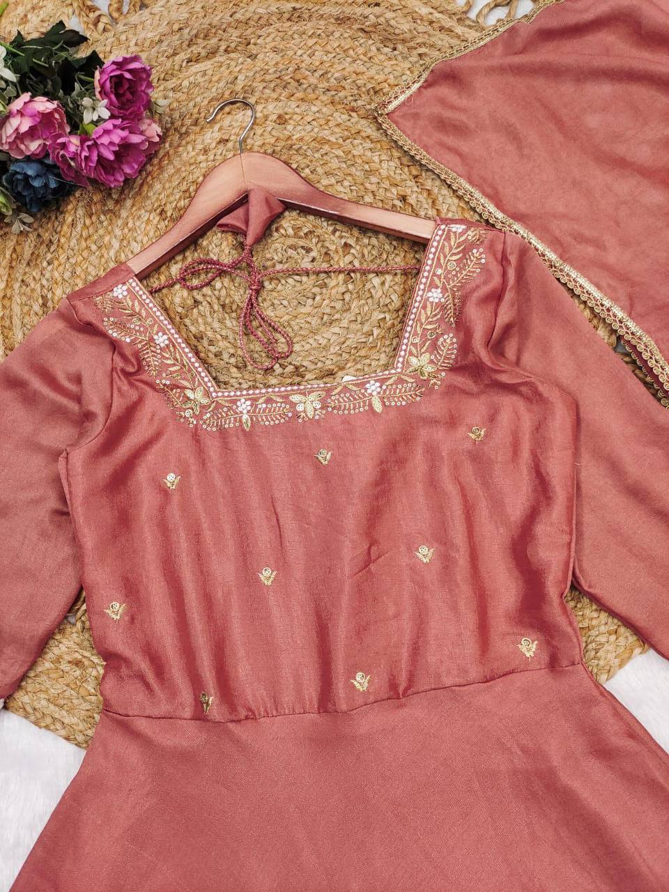 ANITHA ANARKALI SUIT - Vedhika Fashion