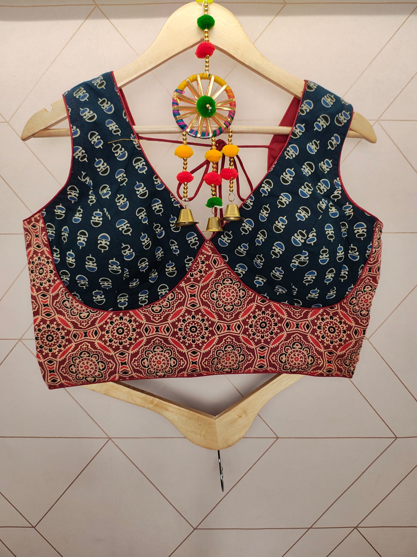 NEW AJRAKH NAVARATRI LEHENGA - Vedhika Fashion