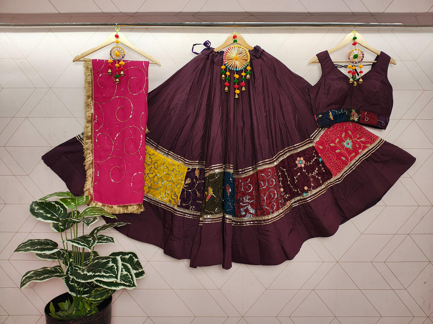 RASS NAVARATRI LEHENGA - Vedhika Fashion