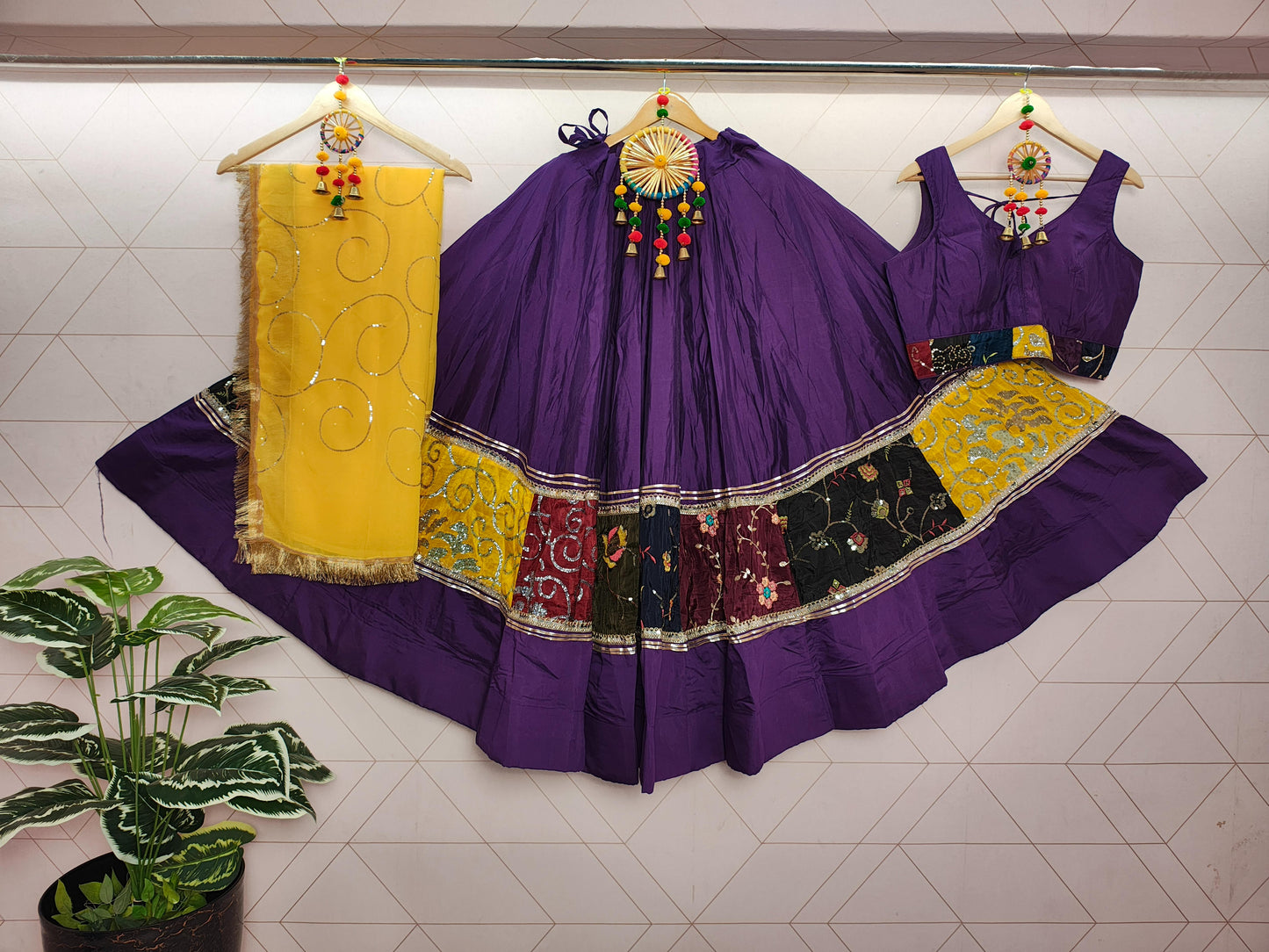 RASS NAVARATRI LEHENGA - Vedhika Fashion