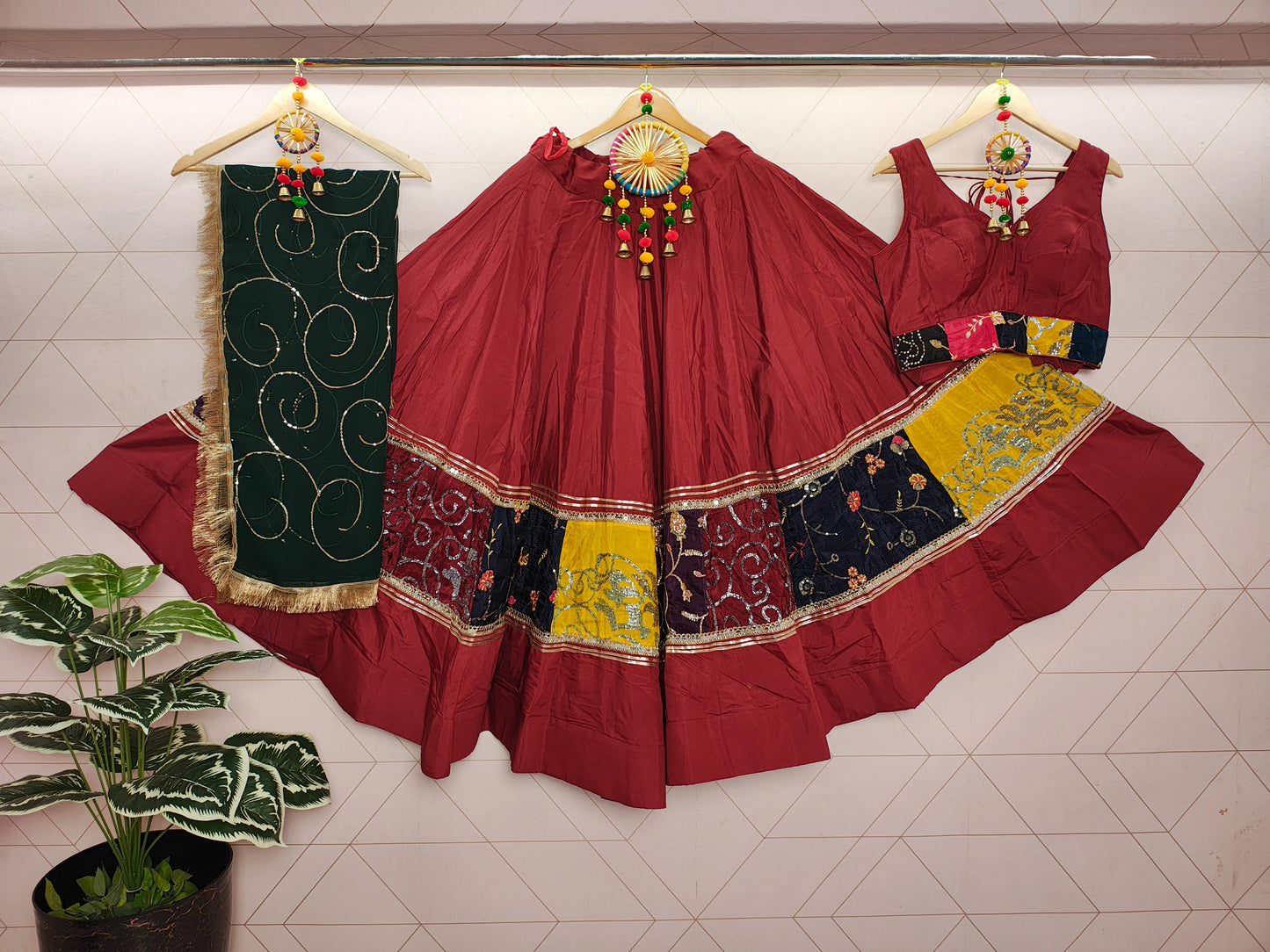 RASS NAVARATRI LEHENGA - Vedhika Fashion