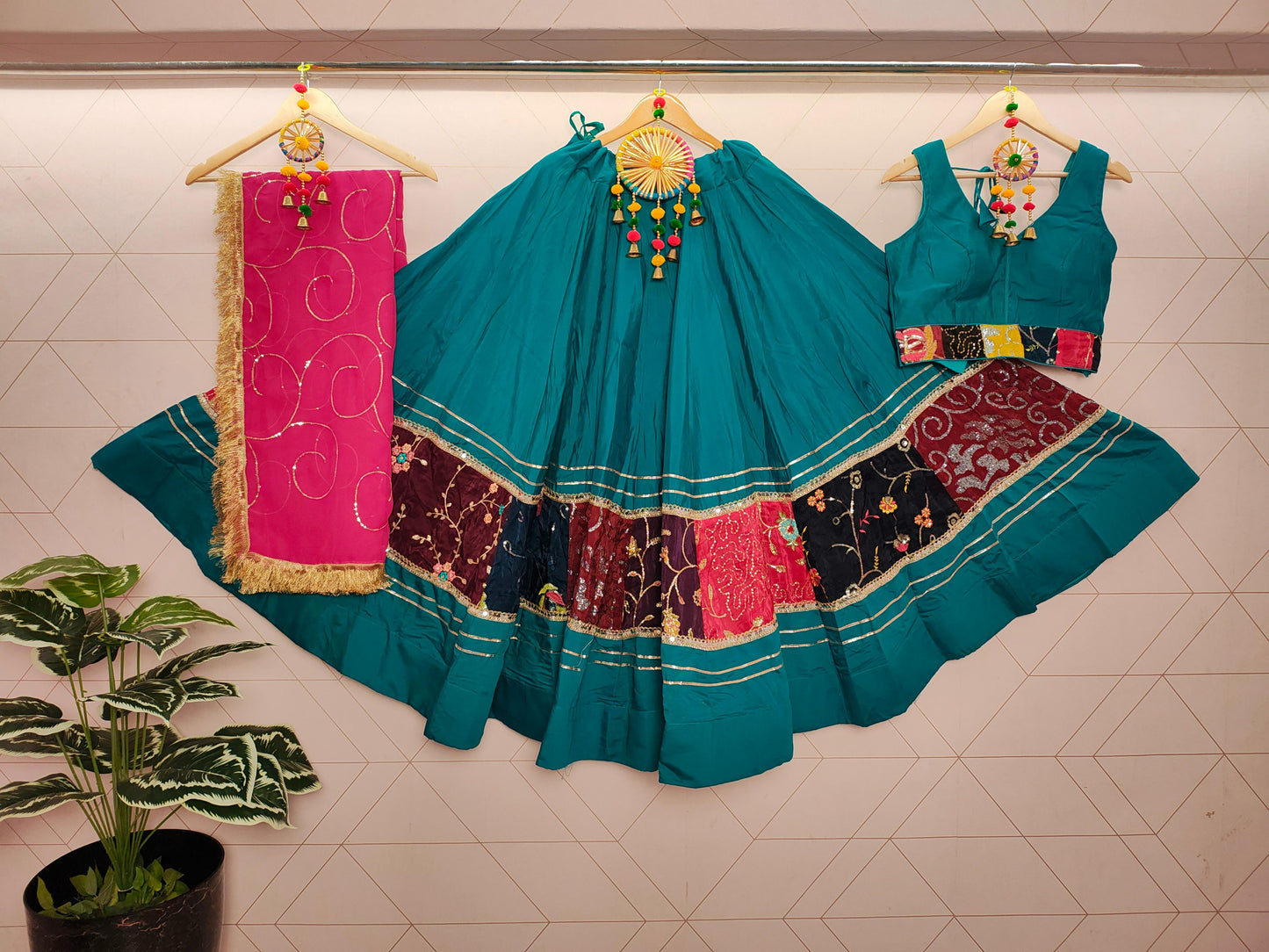 RASS NAVARATRI LEHENGA - Vedhika Fashion