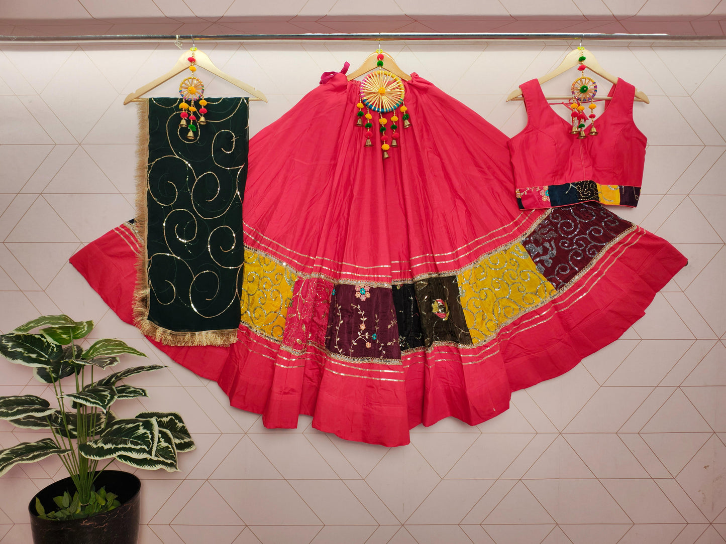 RASS NAVARATRI LEHENGA - Vedhika Fashion