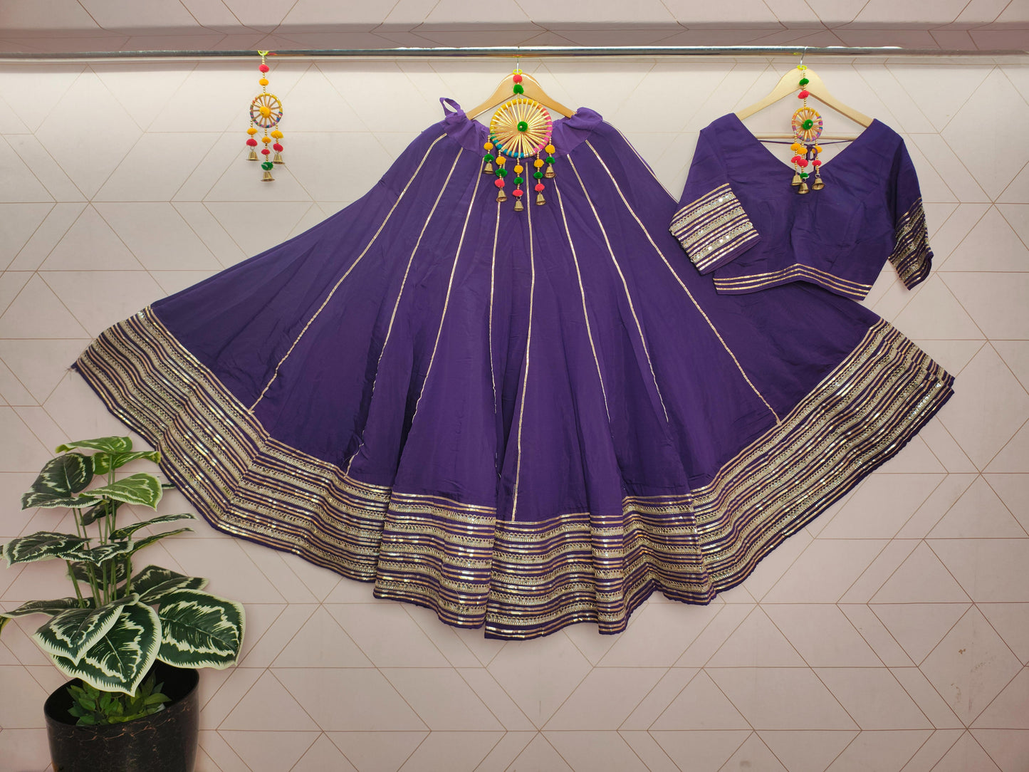 ZANKHI NAVARATRI LEHENGA - Vedhika Fashion