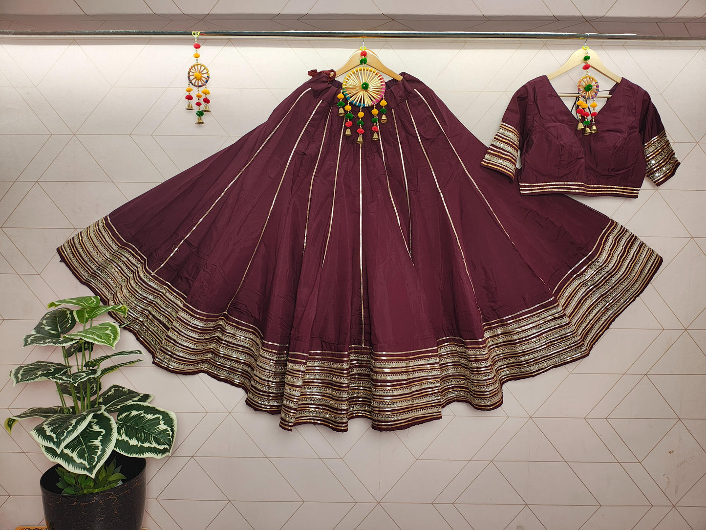 ZANKHI NAVARATRI LEHENGA - Vedhika Fashion