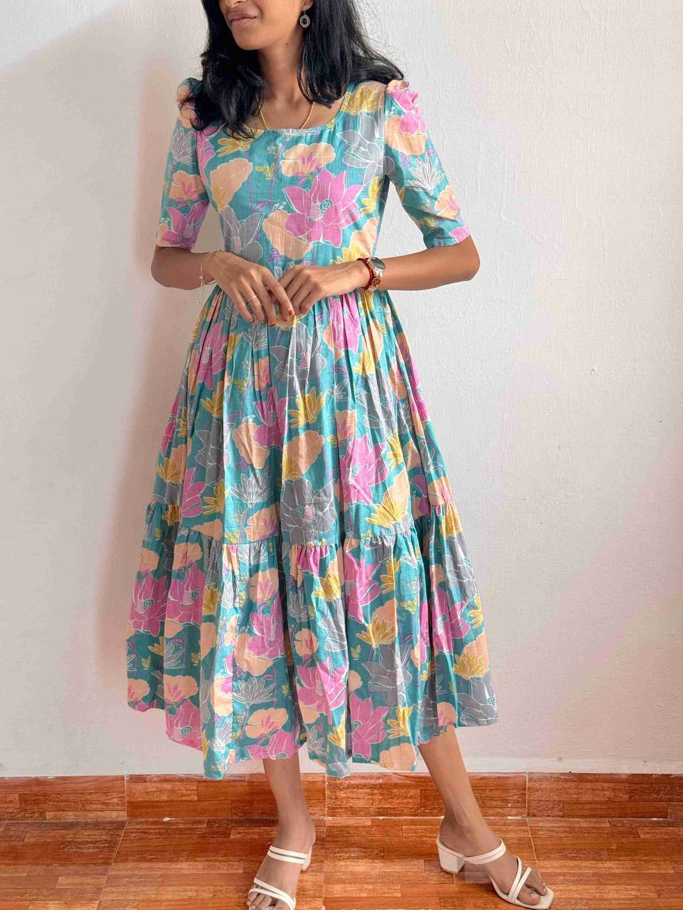 VIRGO FLOWER MAXI - Vedhika Fashion