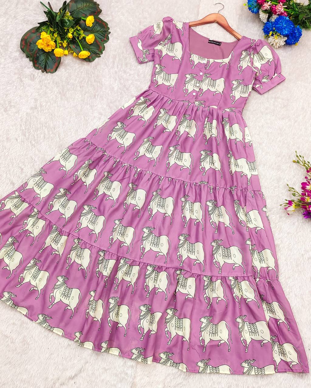 COW PINK - Vedhika Fashion