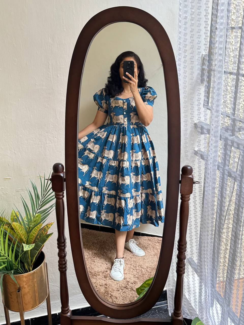 COW BLUE - Vedhika Fashion