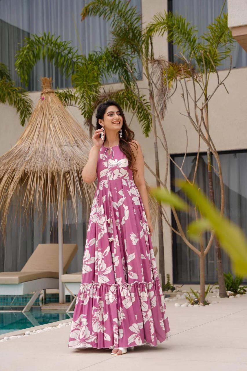 PINK HIBISCUS - Vedhika Fashion