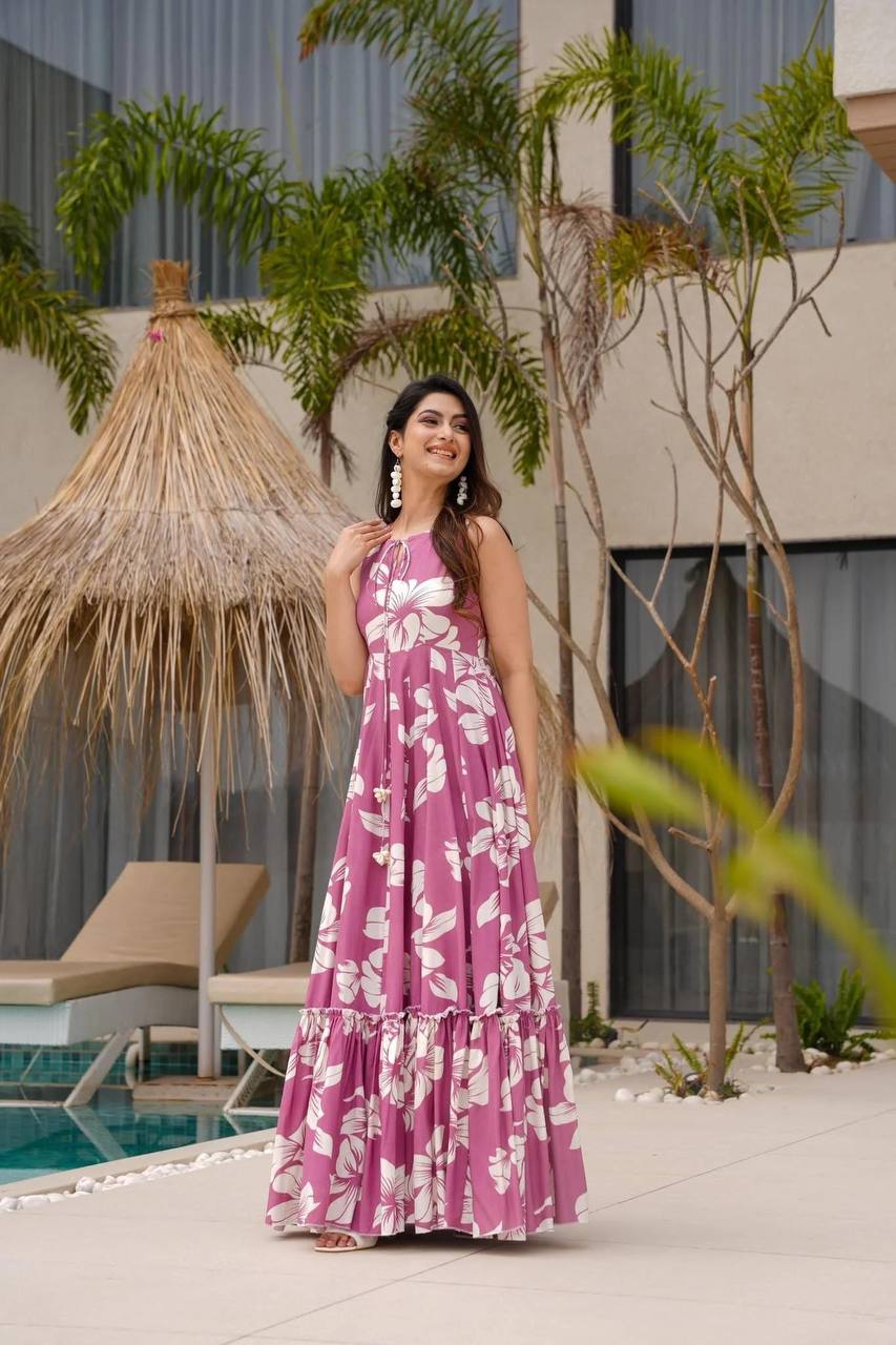 PINK HIBISCUS - Vedhika Fashion
