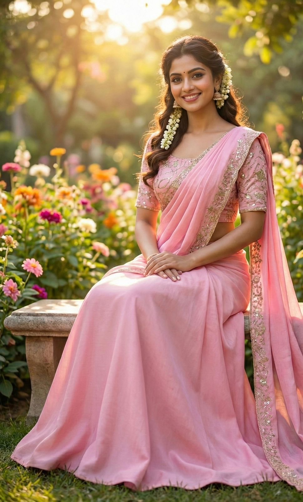 Gulabi Noor Lehenga Set