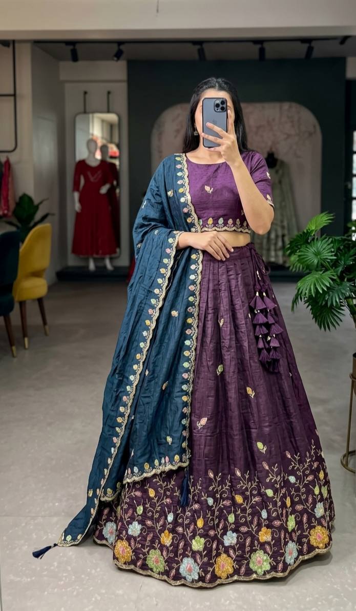 ANANYA WINE LEHENGA