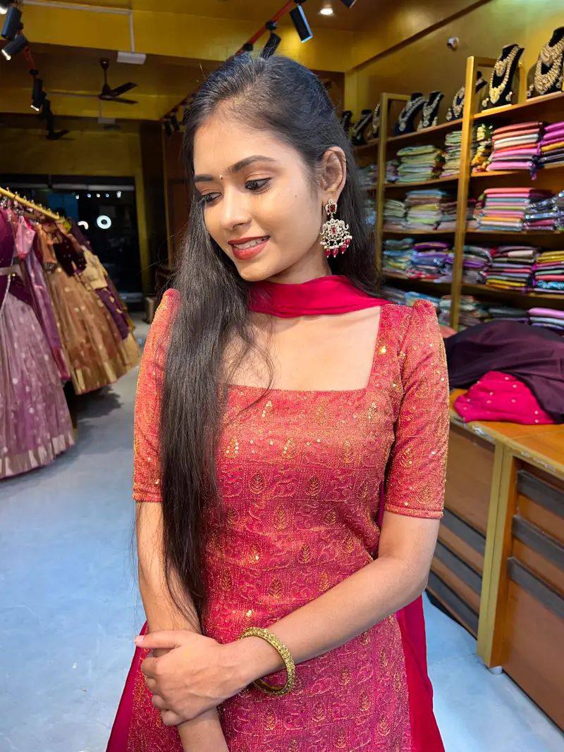 Red Kumkum lehenga