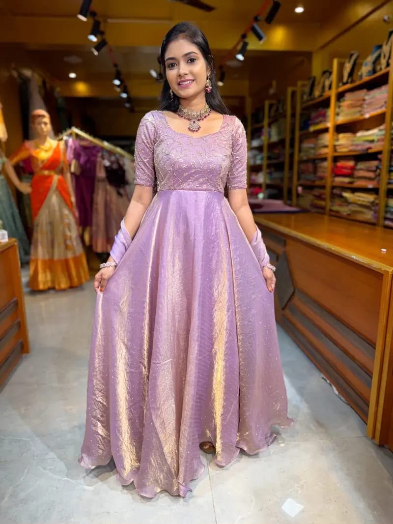 MANIKA LAVENDER ANARKALI