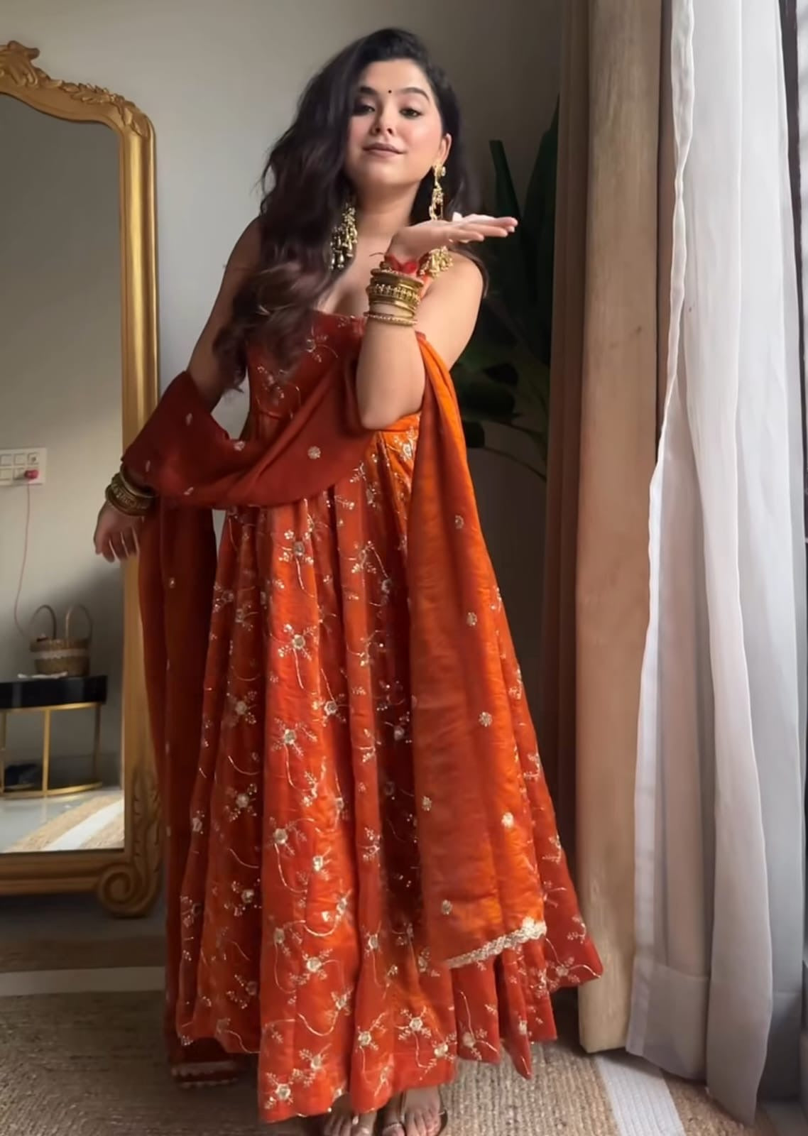 Reshma Embroidery Anarkali Suit