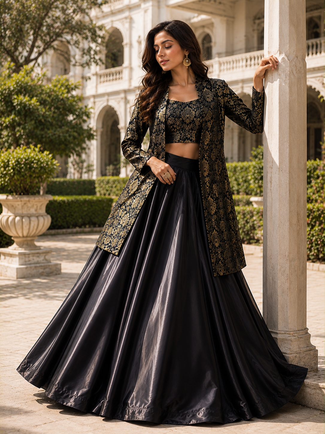 SHABNAM LEHENGA INDOWASTERN