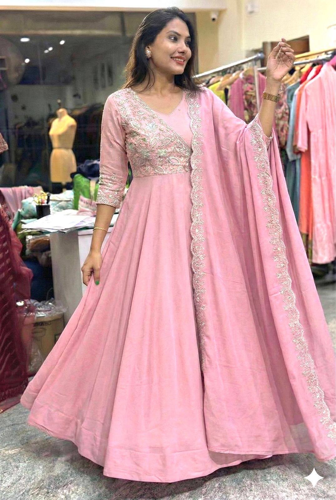 PINK LUXE ANARKALI