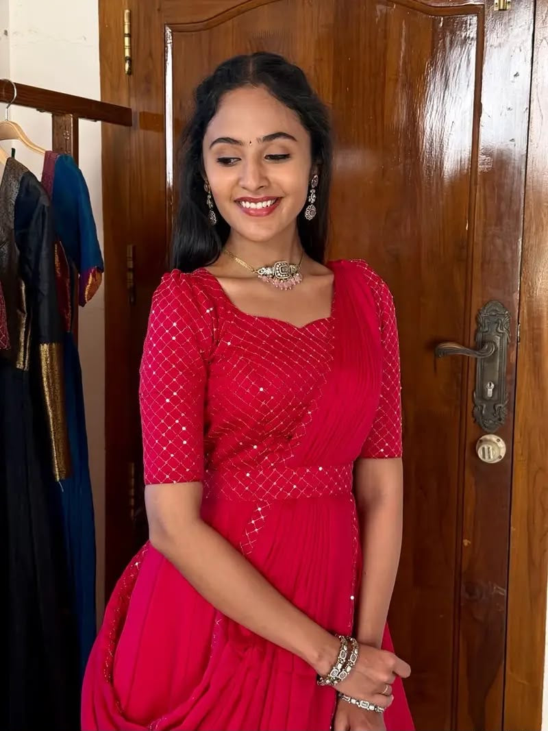 UNNATI RED ANARKALI