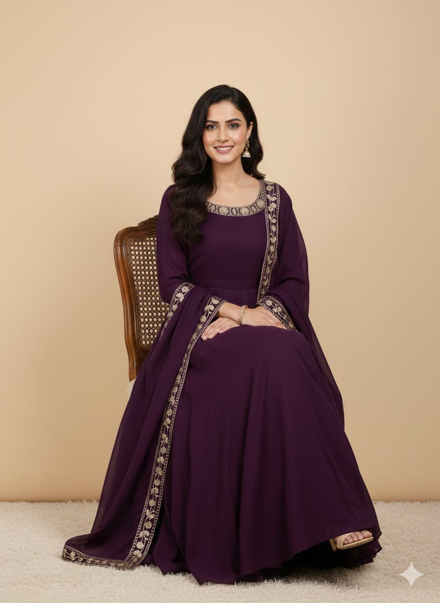 Radhika Silk Anarkali 💕