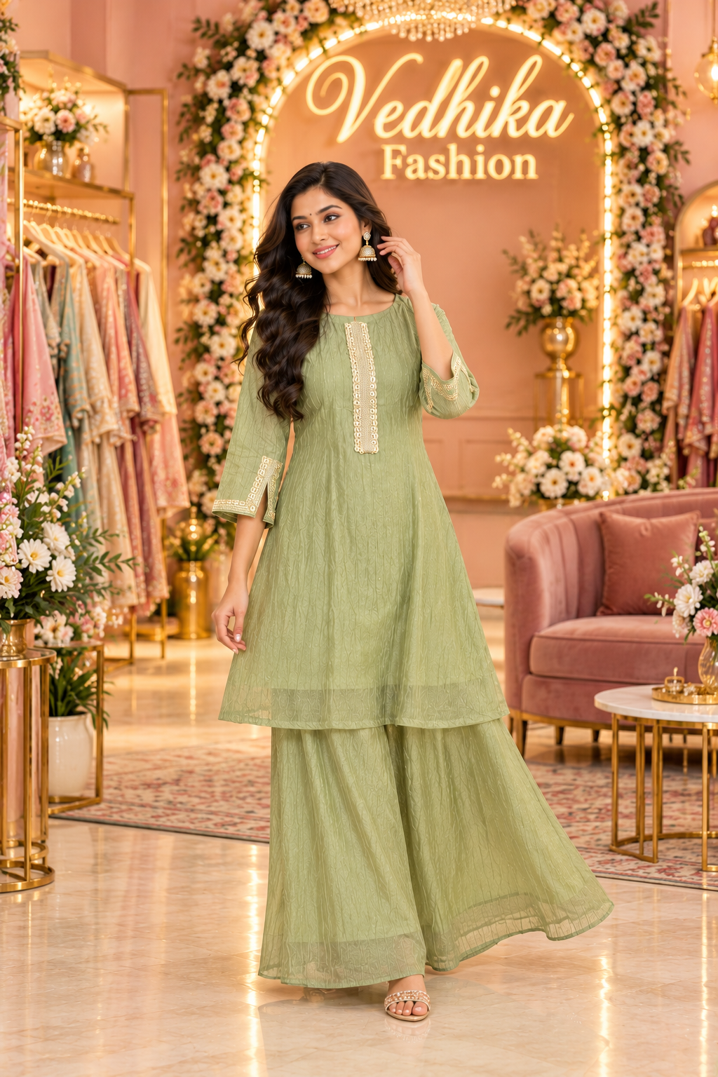 Zaira Mint Indowestern